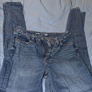 Old Navy Women's Classic Straight Leg Jeans - Dark Blue